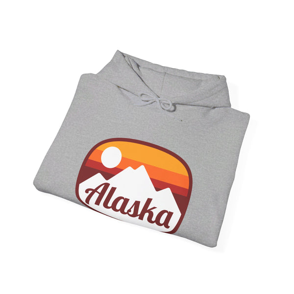 Alaska Hoodie - Retro Ombre Unisex Alaska Hoodie Sweatshirt