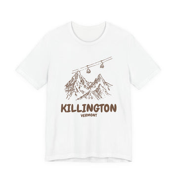 Killington, Vermont Mountain T-Shirt — Vintage Gondola Ski Mountain Tee - 0