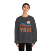Vail, Colorado Sweatshirt Retro Mountains, Vail Unisex Graphic Crewneck