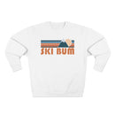 Premium Ski Bum Retro Mountain Graphic Sweatshirt-3