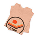 Utah T-Shirt - Sunset Mountain Graphic Tee-20