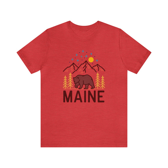 Maine T-Shirt - Retro Unisex Maine Shirt