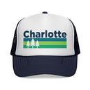 Charlotte, North Carolina Retro Trees Trucker Hat - Vintage Style Charlotte Cap-4