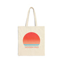 Jackson Hole, Wyoming Retro 80s Cotton Canvas Jackson Hole Tote Bag-1