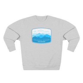 Premium Colorado Springs, Colorado Sweatshirt Unisex Crewneck, Premium Sweatshirt, Crewneck Jumper, Ski Resort Apparel