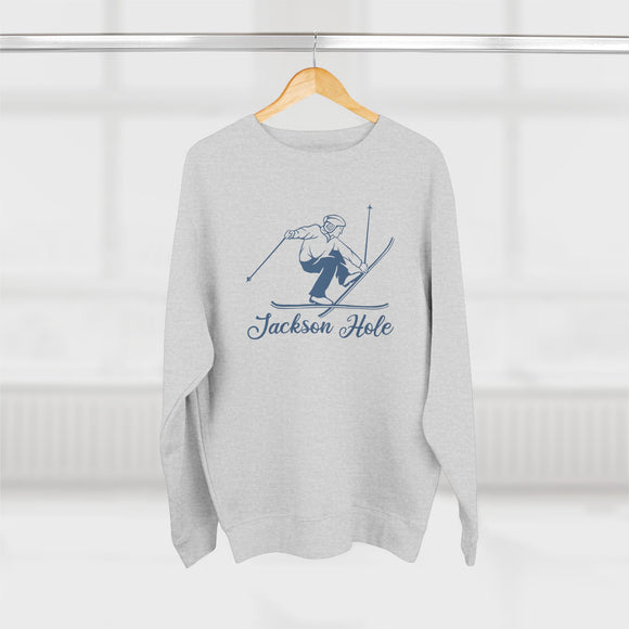 Premium Jackson Hole, Wyoming Vintage Snow Ski Sweatshirt