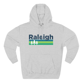 Premium Raleigh, North Carolina Hoodie - Retro Unisex Raleigh Sweatshirt