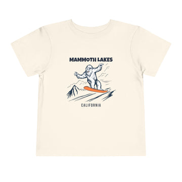 Mammoth Lakes, California Yeti Snowboard Toddler Tee
