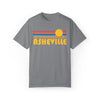 Asheville, North Carolina Graphic Tee, Comfort Colors Retro Unisex Asheville T shirt