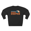Premium Denver, Colorado Retro Mountain Graphic Sweatshirt-5