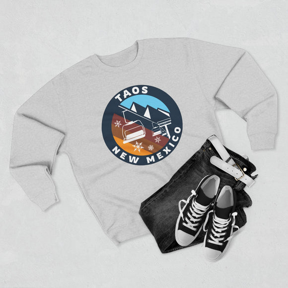 Premium Taos, New Mexico Mountain Ski Lift Sweatshirt