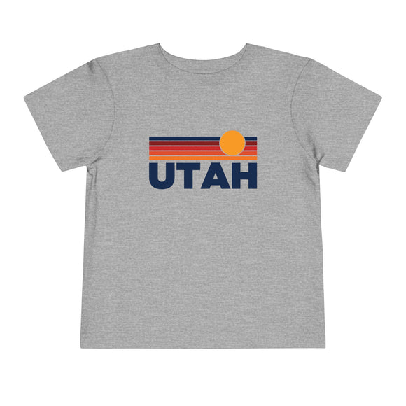 Utah Toddler T-Shirt - Retro Sun Tee