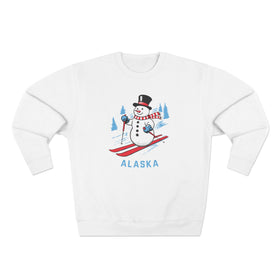 Premium Alaska Skiing Snowman Sweatshirt