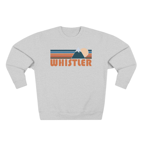 Premium Whistler, Canada Retro Mountain Graphic Sweatshirt