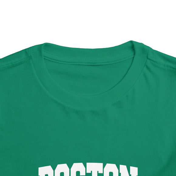 Boston, Massachusetts Toddler Graphic Tee - Kids Boston Vacation Shirt