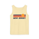 New Jersey Retro Sunstripe Tank Top | Comfort Colors - 100% Cotton-3