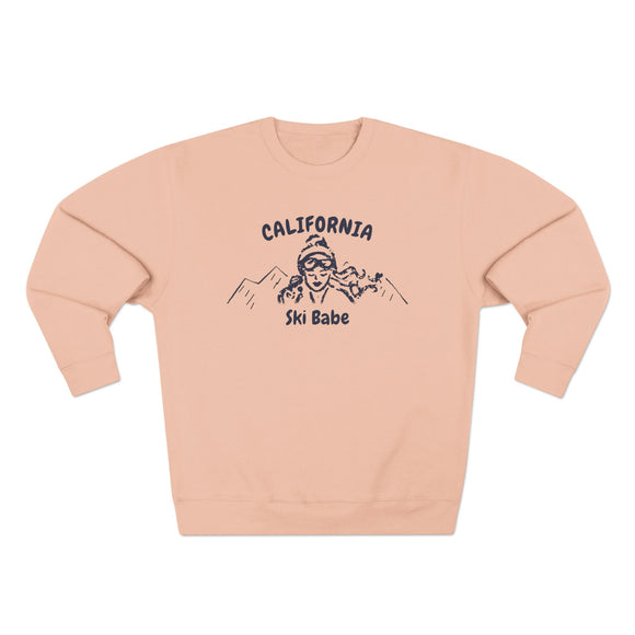 Premium California Ski Babe Sweatshirt
