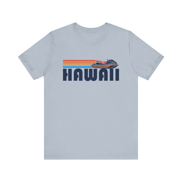 Hawaii T Shirt - Retro Jetski PWC Graphic Hawaii Tee