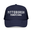 Pittsburgh, Pennsylvania Trucker Hat - Foam Pittsburgh Cap-1