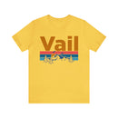 Vail, Colorado Shirt - Mountain Sunset Unisex Vail T-Shirt-9