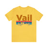 Vail, Colorado Shirt - Mountain Sunset Unisex Vail T-Shirt