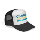 Charleston, South Carolina Retro Sailboat Trucker Hat-4
