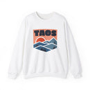Taos, New Mexico Sweatshirt Retro Mountains, Taos Unisex Graphic Crewneck-1
