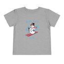 Park City, Utah Toddler Skiing Snowman Graphic Tee - Kids Park City T-Shirt-2