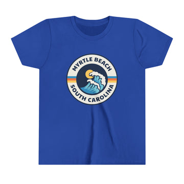 Buy true-royal Myrtle Beach, South Carolina Youth T-Shirt - Kids Myrtle Beach Shirt