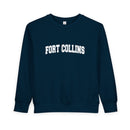 Fort Collins, Colorado Toddler Sweatshirt - Fort Collins Toddler Crewneck Sweatshirt-4
