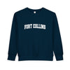 Fort Collins, Colorado Toddler Sweatshirt - Fort Collins Toddler Crewneck Sweatshirt
