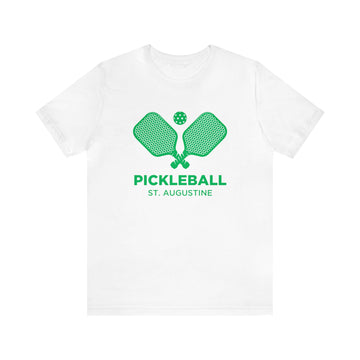 Buy white St. Augustine, Florida Pickleball T-Shirt - Unisex St. Augustine Shirt