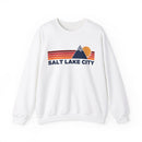 Salt Lake City, Utah Sweatshirt Retro Mountains, Salt Lake City Unisex Crewneck, Vintage Cozy Jumper, Gift for Outdoor Lovers-1