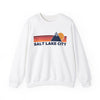 Salt Lake City, Utah Sweatshirt Retro Mountains, Salt Lake City Unisex Crewneck, Vintage Cozy Jumper, Gift for Outdoor Lovers