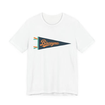 Biscayne National Park Pennant T-Shirt — Vintage Camp Flag Tee - 0