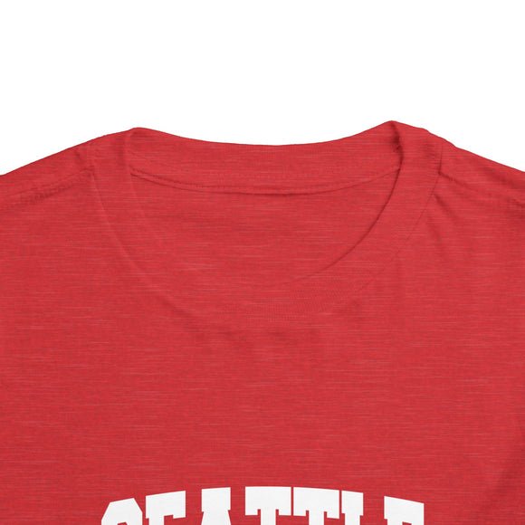 Seattle, Washington Toddler Graphic Tee - Kids Seattle Vacation Shirt