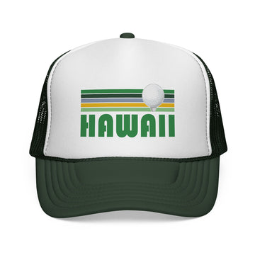 Buy dark-green Hawaii Retro Hawaii Trucker Hat