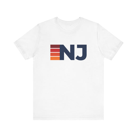 New Jersey Retro Stripes T-Shirt | New Jersey State Tee