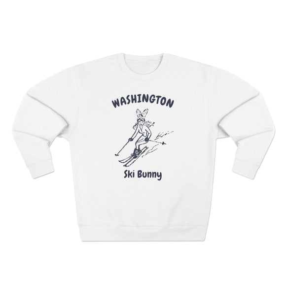 Premium Washington Ski Bunny Sweatshirt