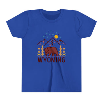 Buy true-royal Wyoming Youth T-Shirt - Unisex Kids Wyoming Shirt