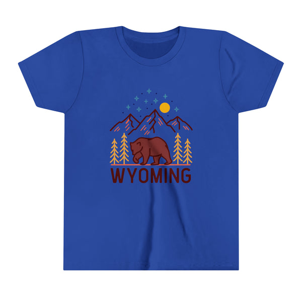 Wyoming Youth T-Shirt - Unisex Kids Wyoming Shirt