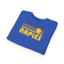 Naples, Florida Toddler Sweatshirt - Retro Sun Naples Toddler Crewneck Sweatshirt-11
