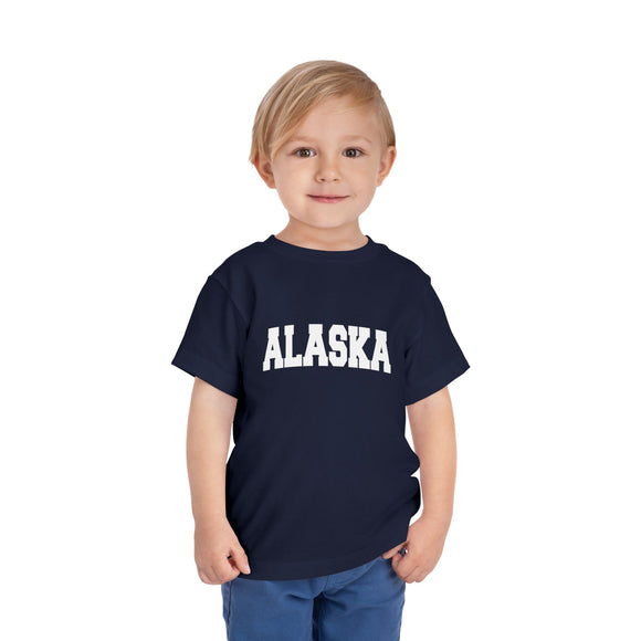 Alaska Toddler Graphic Tee - Kids Alaska Vacation T-Shirt