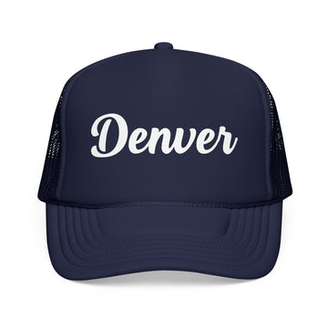 Denver, Colorado Foam Trucker Hat, Mesh Back - 0