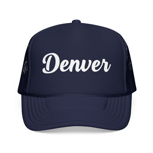 Denver, Colorado Foam Trucker Hat, Mesh Back