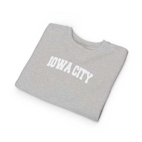 Iowa City, Iowa Toddler Sweatshirt - Iowa City Toddler Crewneck Sweatshirt