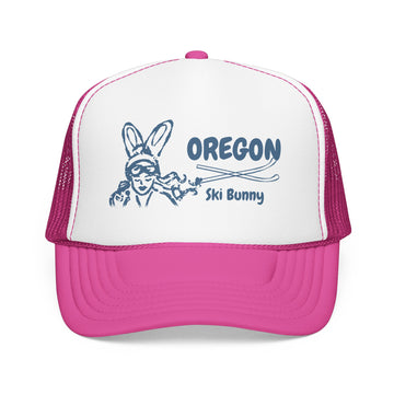 Buy hot-pink-white-hot-pink Oregon Ski Bunny Trucker Hat