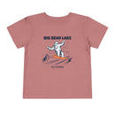 Big Bear Lake, California Yeti Snowboard Toddler Tee-3