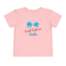Santa Barbara, California Toddler T-Shirt - Retro Palm Tree Toddler Santa Barbara Shirt-3