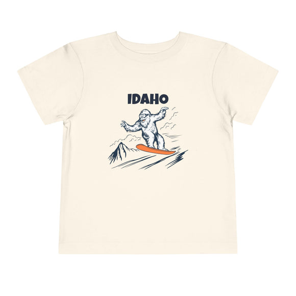 Idaho Yeti Snowboard Toddler Tee